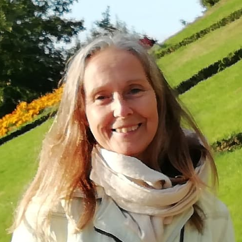 Portrait souriant de Christine Lebert